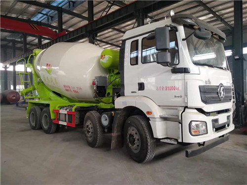 陜汽M3000前四后八10方攪拌車，輕量化底盤，整車不超重，價格便宜