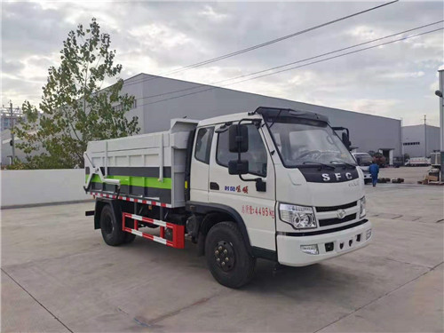 地下室專用，純工程車底盤,時風(fēng)壓縮式對接垃圾車推薦