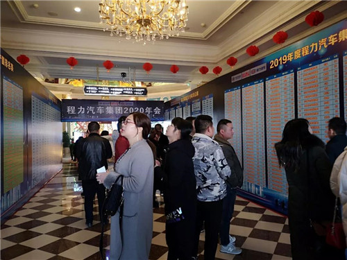 在程力公司銷售100強(qiáng)龍虎榜單中，這對搭檔名列前茅進(jìn)入前三甲，幸福感自豪感洋溢在臉上，情不自禁。請程力家人們，記住這美好的時(shí)刻。 2019年，程力新廠三期工程項(xiàng)目建設(shè)如火如荼。A8、A9車間投入使用，公司投資3000多萬元，與武漢理工大學(xué)聯(lián)合設(shè)計(jì)開發(fā)開平、制罐、灑水車生產(chǎn)線，引用智能化制造技術(shù)，設(shè)計(jì)方案現(xiàn)已完成，智能化制造設(shè)備將陸續(xù)到位。程力自主品牌商用車相繼下線投放市場，受到廣大用戶青睞。商用車完成產(chǎn)值1.76億元、新能源汽車創(chuàng)產(chǎn)值8651萬元。