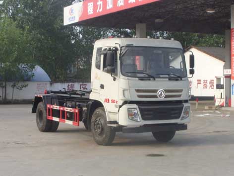國(guó)五東風(fēng)車廂可卸式垃圾車